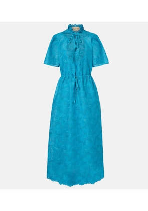 Valentino Cotton lace maxi dress