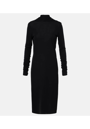 Toteme Draped jersey midi dress