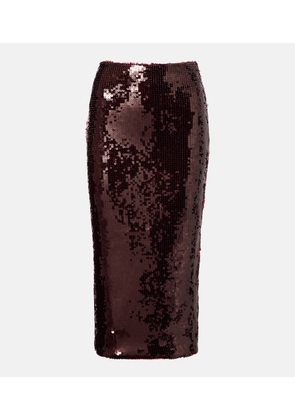 Rotate Georgia sequined pencil skirt