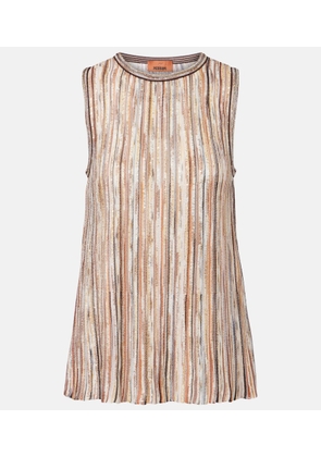 Missoni Sequined lame top