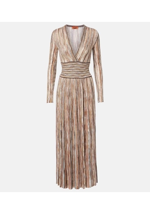 Missoni Sequined striped maxi dress