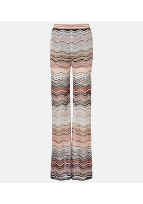 Missoni Zig Zag lame wide-leg pants