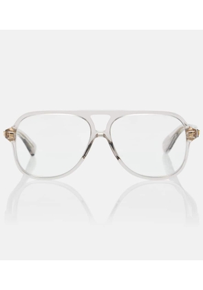Bottega Veneta Slim Ribbon aviator glasses