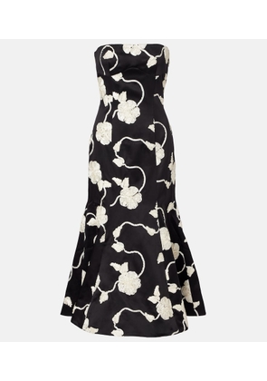 Rotate Ana embroidered midi dress