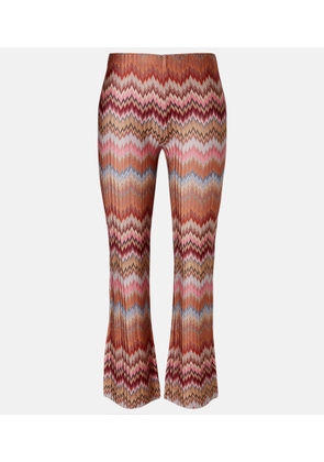 Missoni Zigzag high-rise cropped slim pants