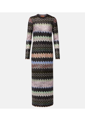 Missoni Jacquard lame maxi dress