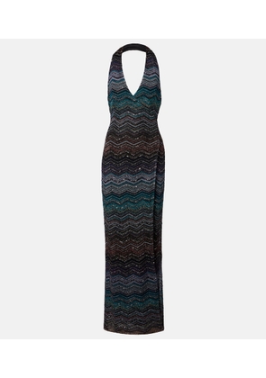 Missoni Sequined lame gown