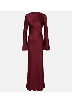 Rotate Signe satin gown