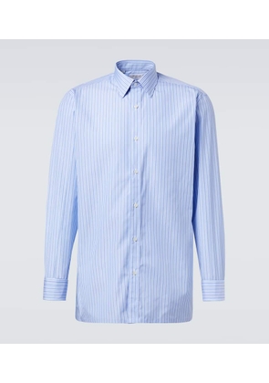 Charvet Striped cotton poplin shirt