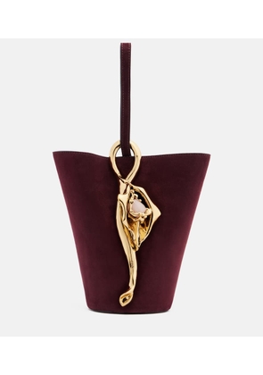 Chloe Eden Treasures Small suede bucket bag