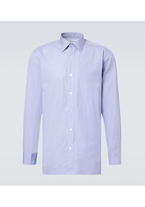 Charvet Checked cotton poplin shirt