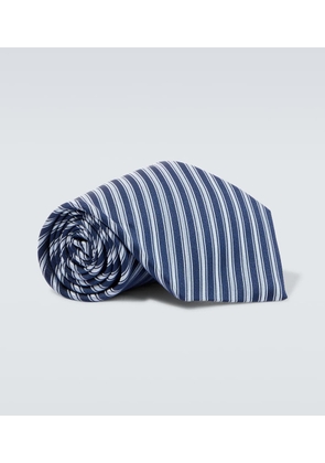 Charvet Striped silk jacquard tie