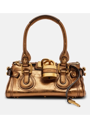 Chloe Paddington metallic leather shoulder bag