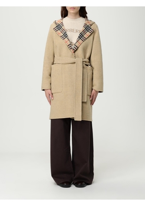 Coat BURBERRY Woman color Sand