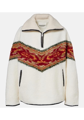 Marant Etoile Marner fleece zip-up sweater