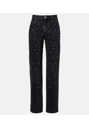 Marant Etoile Embellished straight jeans