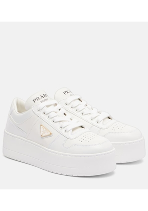 Prada Downtown Bold leather platform sneakers
