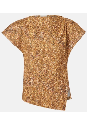 Isabel Marant Sebani asymmetric cotton T-shirt