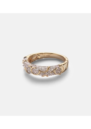 Marina B Ondine 18kt gold ring with diamonds