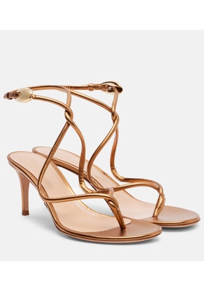 Gianvito Rossi Jungle Mamba 70 leather sandals
