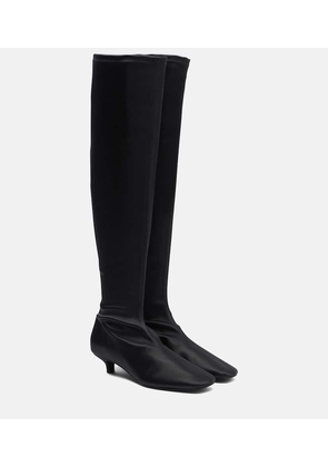 Toteme Satin knee-high boots