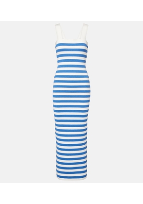 Posse Ari striped knitted maxi dress