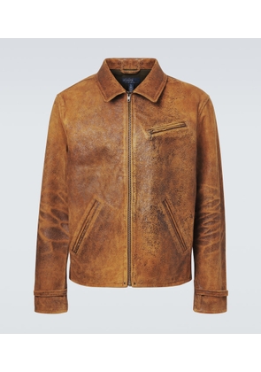 Polo Ralph Lauren Newsboy leather jacket