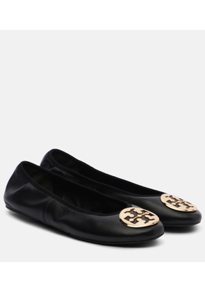 Tory Burch Reva Travel leather ballet flats