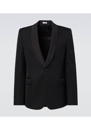 McQueen Virgin wool tuxedo jacket