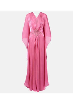 Costarellos Embellished draped kaftan