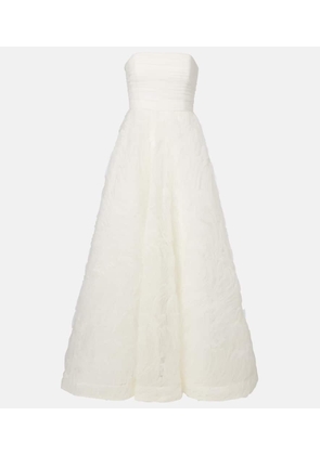 Rebecca Vallance Bridal Willow ruffled mesh bustier gown