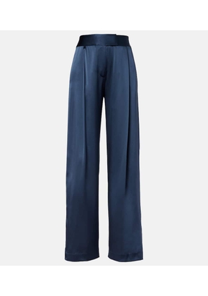 The Sei High-rise silk wide-leg pants