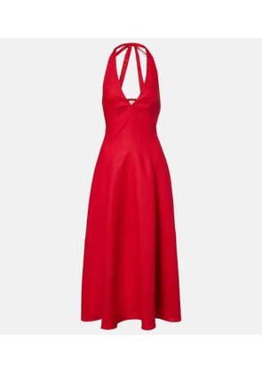 Faithfull Marais linen midi dress