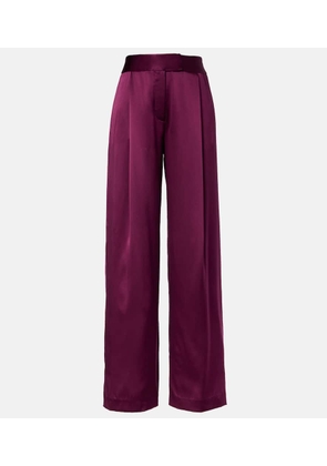The Sei High-rise silk wide-leg pants