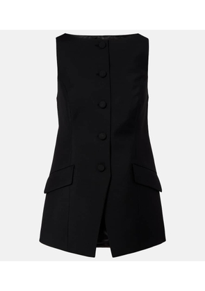 Rohe Wool and mohair crepe vest