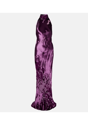 The Sei Halterneck gown