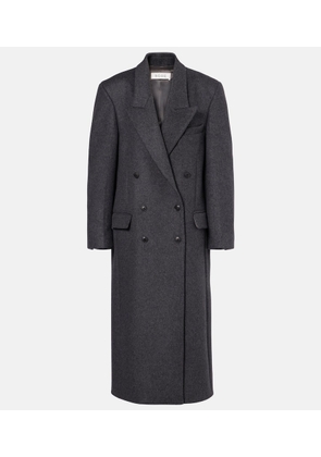 Rohe Double-breasted wool-blend coat