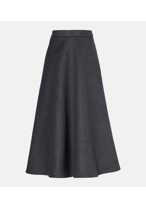 Rohe Wool-blend midi skirt