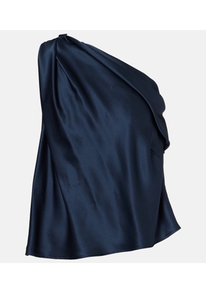 The Sei One-shoulder silk satin top