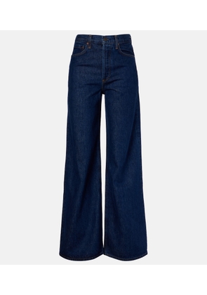 Agolde Dame high-rise wide-leg jeans