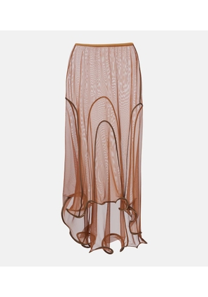 Jacques Wei Sheer maxi skirt