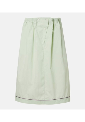 Prada Cotton midi skirt