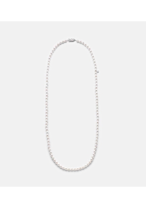 Mikimoto 18kt white gold necklace with pearls