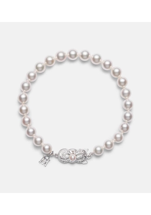 Mikimoto 18kt white gold bracelet with pearls