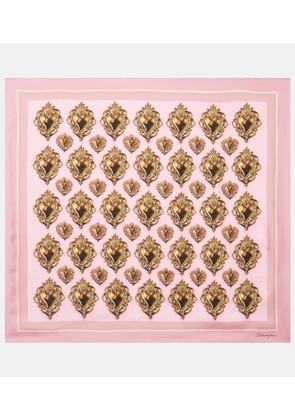 Dolce&Gabbana Printed silk scarf