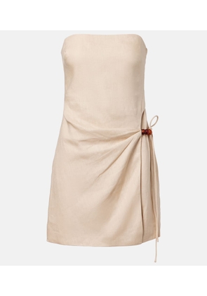 SIR Moretti linen minidress