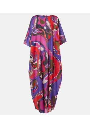 Pucci Orchidee cotton maxi dress