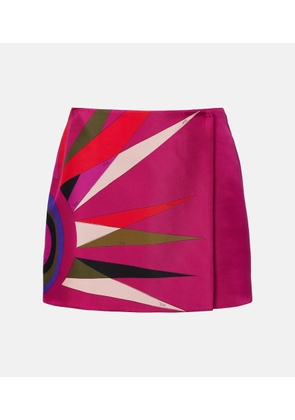 Pucci Stella silk wrap skirt