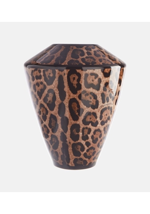 Dolce&Gabbana Casa Leopardo Large porcelain vase