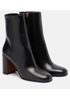 Prada Logo leather ankle boots